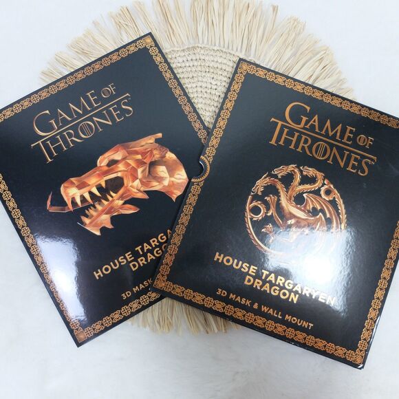 HBO Game of Thrones Mask House Targaryen Dragon 3D Mask and Wall Mount - Picture 8 of 9